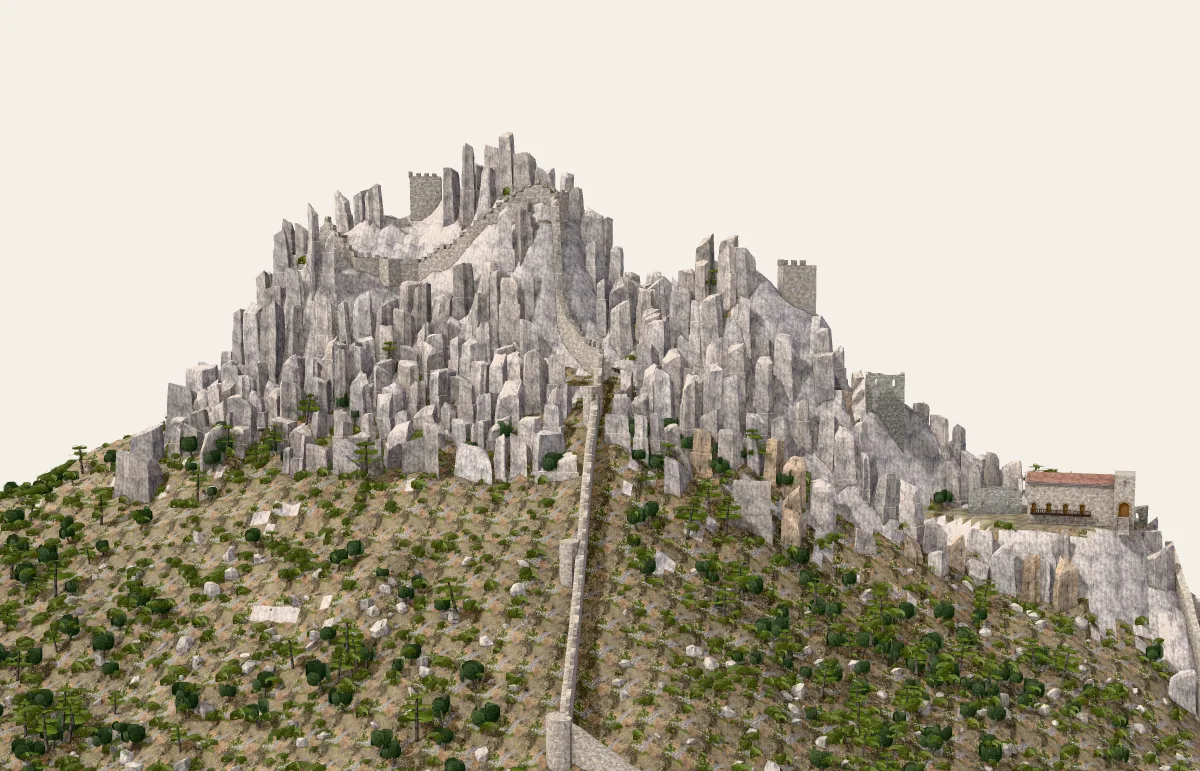 St Hilarion Castle, St Hilarion Castle: 3D survey
